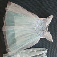 vestito elsa frozen