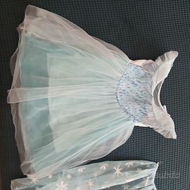 vestito elsa frozen