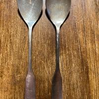 Set per insalata vintage placcato argento