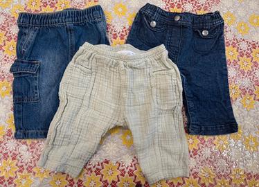 Set 3 pantaloni neonato