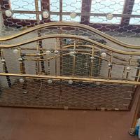 Letto matrimoniale in ottone