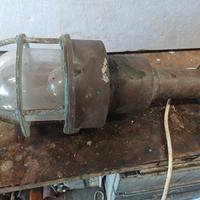 Lampada marinara in ottone