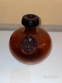 ERIK HOGLUND VASO IN AMBRA FIRMATO