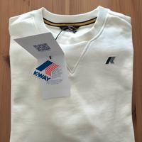 Felpa kway Winter Time Bianco avorio. mis. XL