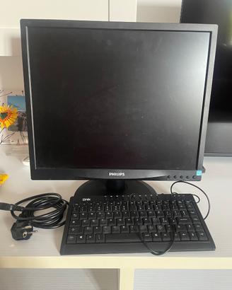 Monitor Philips e tastiera link