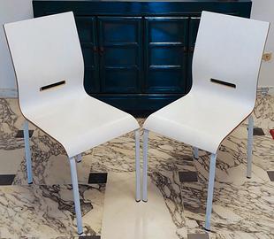 Sedie ONDA Larice bianco