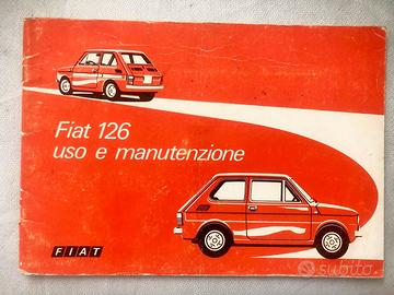 LIBRETTO USO E MANUTENZIONE ORIGINALE FIAT 126 '76