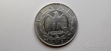 Moneta 2 lire 1940