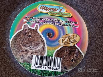 Ruota acciaio silenziosa criceti/cincillà NUOVA