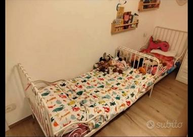Coppia letti bambino Ikea ferro allungabili