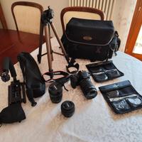 COMPLETO FOTOGRAFICO SEMIPROFESSIONALE CANON