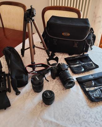 COMPLETO FOTOGRAFICO SEMIPROFESSIONALE CANON