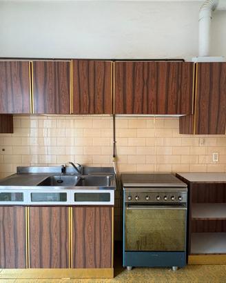 cucina classica a doppia parete 