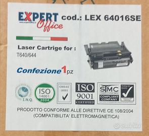 Toner per stampante laser LEXMARK T640/644