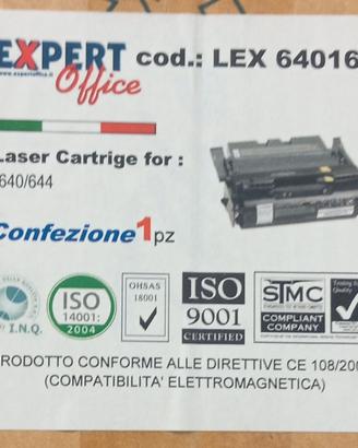 Toner per stampante laser LEXMARK T640/644