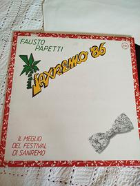 LP Fausto Papetti - Saxremo '86 - CBS - 1986