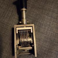 Timbro numeratore automatico vintage
