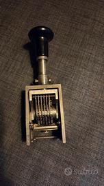 Timbro numeratore automatico vintage