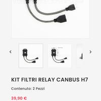 kit filtri led h7 canbus