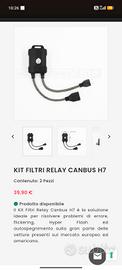 kit filtri led h7 canbus