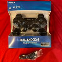 Controller ps3 wireless dualshock nuovo + cavo
