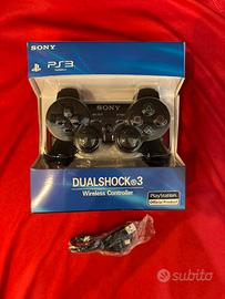 Controller ps3 wireless dualshock nuovo + cavo