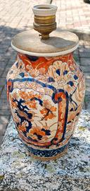 Vaso giapponese  convertito in lampada.