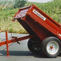 Rimorchio agricolo francini f 18 ribaltamento post