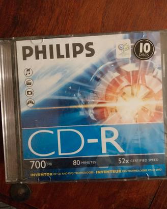 10 CD-R PHILIPS NUOVI