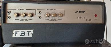 Amplificatore valvolare per  basso FBT special