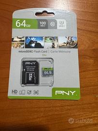 Scheda Memoria MicroSDXC PNY Elite 64GB