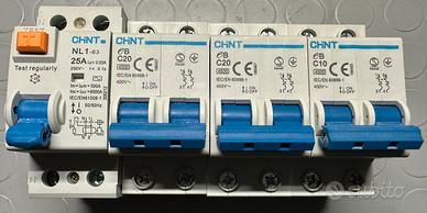 Differenziali + Magnetotetmici