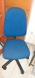 sedia regolabile con ruote