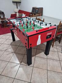 Calcio balilla Coca-Cola aste telescopiche nuovo