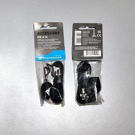 Sennheiser ME 4-N COPPIA Microfoni Lavalier NUOVI