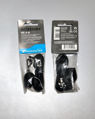 Sennheiser ME 4-N COPPIA Microfoni Lavalier NUOVI