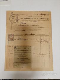 ANTICO DOCUMENTO AUSTRIA 1913