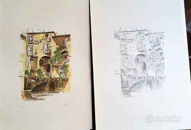 12 litografie Massimo Lomi