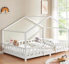 Struttura letto casetta  montessori e materasso