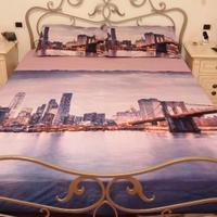 Struttura giro letto matrimoniale ferro battuto 