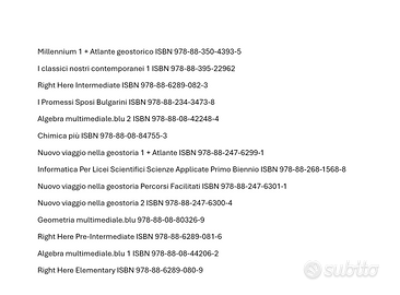 Libri Scuola Superiore Liceo
