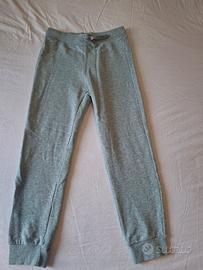pantaloni grigi in cotone caldo