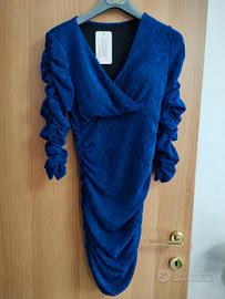 abito da sera made in italy nuovo con targhetta