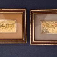 Quadri su foglia oro