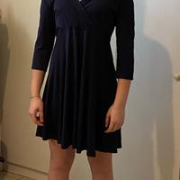 Abito Jersey blu