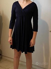 Abito Jersey blu