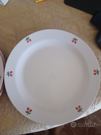 Piatti terracotta ciliegie Piral Albisola