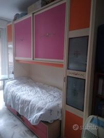 Letto singolo ,con accessori