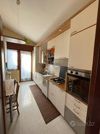 Cucina lineare a ponte