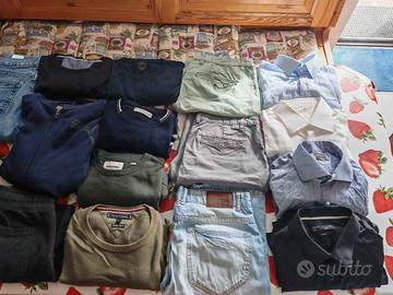 Abbigliamento uomo taglia M maglie camicie pantalo